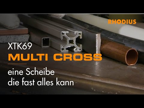 Trennen und Schleifen mit nur einer Scheibe und in fast allen Materialien