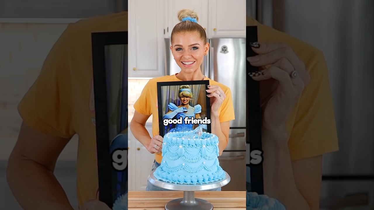 Cinderella Cake 🩵