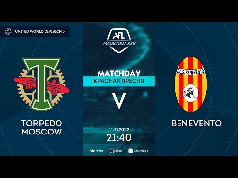 AFL22. United World. Division 3. Day 20. Torpedo Moscow - Benevento