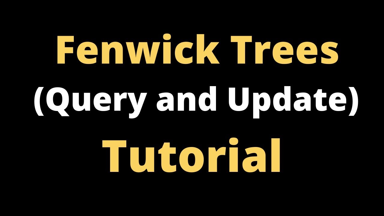 Fenwick Tree Tutorial | Foolw-up problem from Codeforces | Check first comment before starting