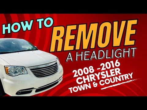Chrysler Town & Country Headlight Removal (2008-2016) - Also Dodge Caravan