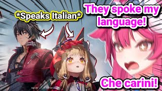 𝗥𝗮𝗼𝗿𝗮'𝘀 𝗿𝗲𝗮𝗰𝘁𝗶𝗼𝗻 𝘄𝗵𝗲𝗻 𝗥𝗼𝘀𝘀𝗶 𝗮𝗻𝗱 𝗪𝘂𝗹𝗳𝗴𝗮𝗿𝗱 𝘀𝘁𝗮𝗿𝘁 𝘀𝗽𝗲𝗮𝗸𝗶𝗻𝗴 𝗜𝘁𝗮𝗹𝗶𝗮𝗻: