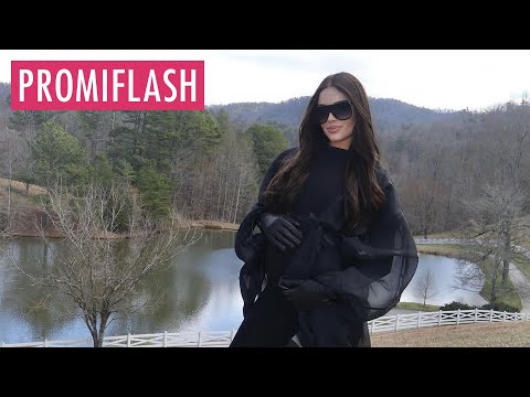 Fit im Urlaub: Schwangere Olivia Culpo posiert in Schwarz