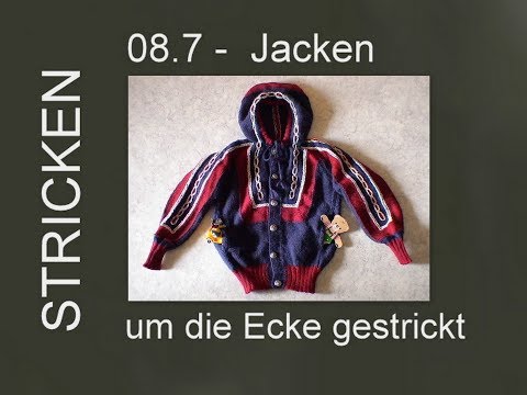 STRICKEN :  08.7 – Jacken um die Ecke gestrickt