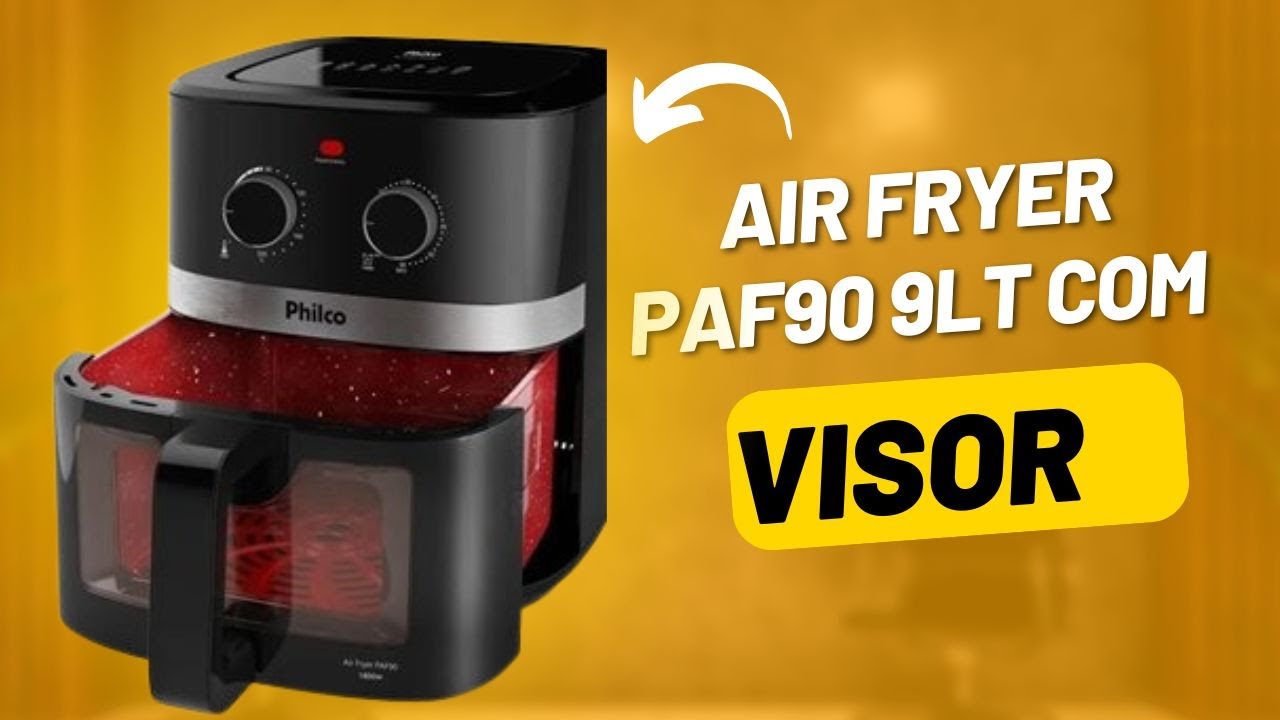Miniatura da avaliação em vídeo de Fritadeira Dako 5 Litros Preto/Inox com Painel Digital e Potência de 1700W