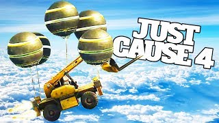 When Installing Rocket Thrusters On Heavy Machinery Goes Wrong in Just Cause 4