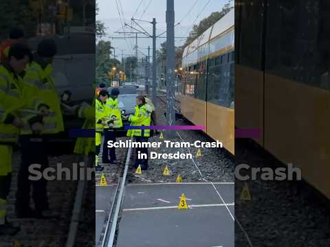 Schlimmer TRAM-CRASH in Dresden 🚨
