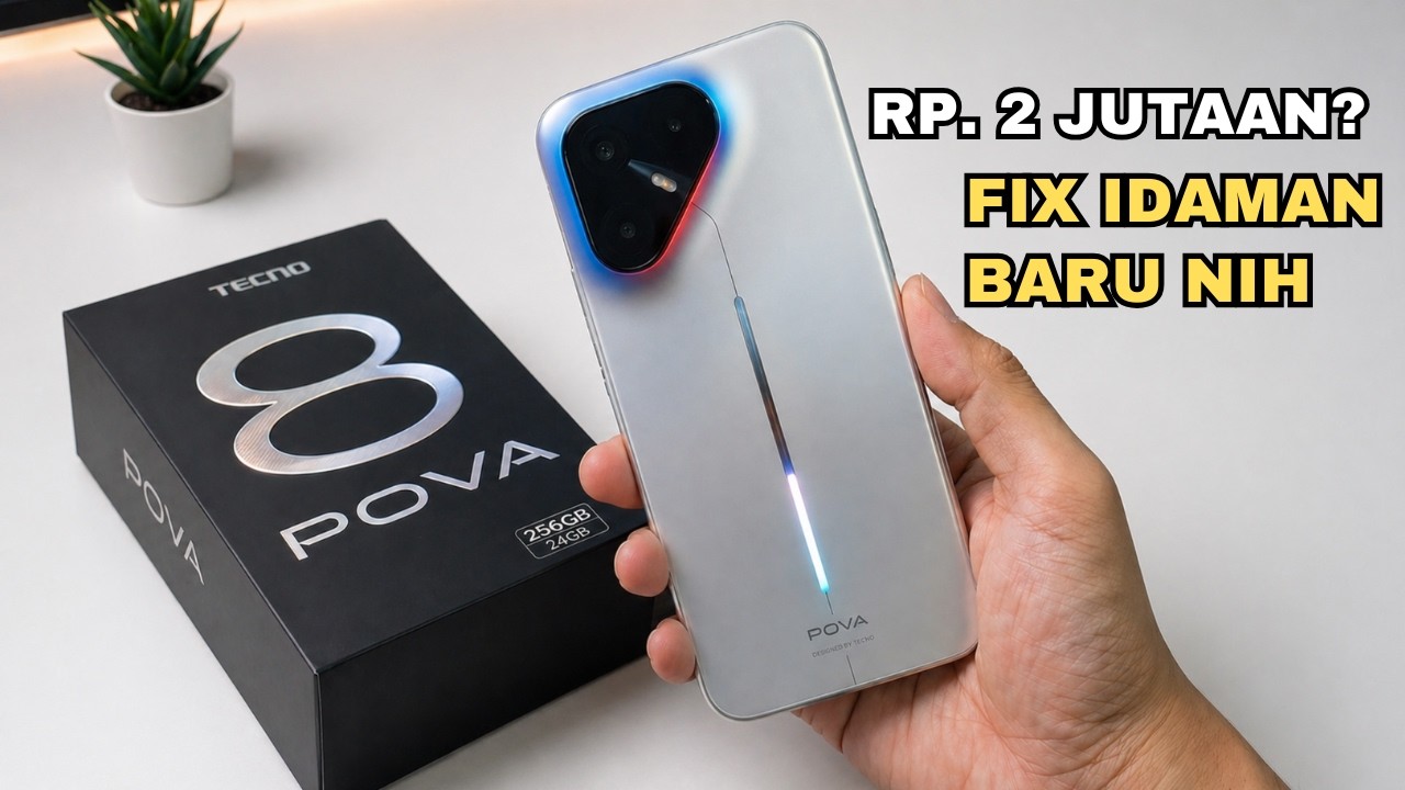 TERLALU BAGUS‼️TECNO POVA 8 HARGA 2 JUTAAN? FIX PENGHANCUR PASAR
