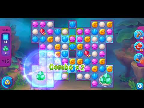 Fishdom. 5744 super hard level no boosters and diamonds