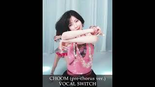 Download lagu VOCAL SWITCH CHOOM (pre-chorus ver.) #babymonster #choom #edit #performancevideo mp3