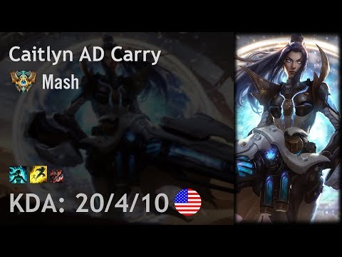 Caitlyn AD Carry vs Varus - Mash - NA Challenger Patch 7.19