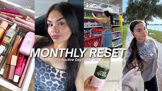 MONTHLY RESET VLOG 🧚🏻♀️ Cleaning, Decorating My Car, Organizing & Productive Errands!