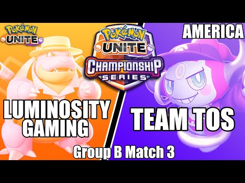 Luminosity Gaming vs Team ToS - PUCS NA Championship Group B Match 3 | Pokemon Unite