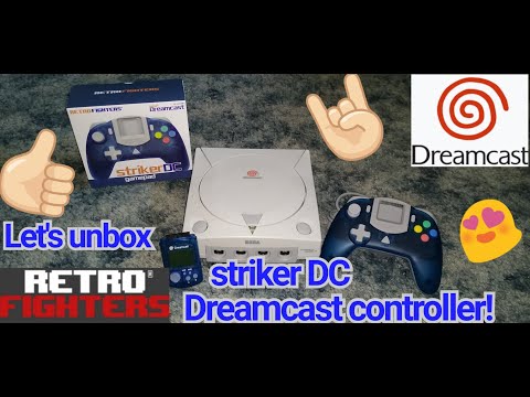 DREAM ON! A new Sega Dreamcast controller in 2021??! Let's unbox Retro Fighters' StrikerDC!!!!