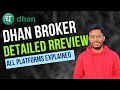 Dhan Broker Review | Dhan all Platforms in One Video | Dhan Brokerage Charges | Explained in Hindi |