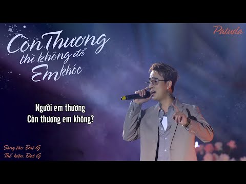 Beat Karaoke | Còn Thương Thì Không Để Em Khóc Tone Nam (Đạt G V. Lululola) | (Hạ Tone -1,5 Cung: A)