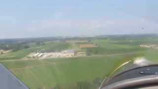 preview picture of video 'Scuola di volo CLUB ASTRA; atterraggio pista 02.'