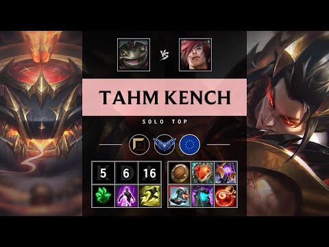 Tahm Kench Top vs Sett - EUW Diamond Patch 25.17