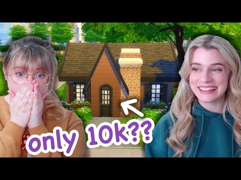 can we build a base game house for only $10k in the sims 4?!?