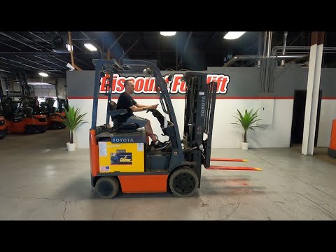 TOYOTA 8-series 8FBCU25 5,000lb Electric #7732 - Forklift for Sale
