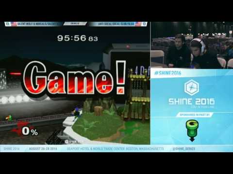 Shine 2016 SSBM - Silent Wolf and the NorCals Vs. Anti-SoCal SoCal Club - Melee Crews Semi-Finals