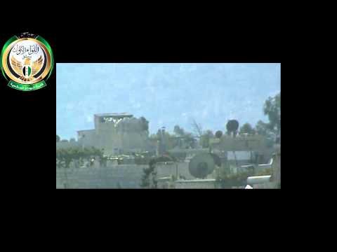 استهداف قناصي كتيبة شهداء الصالحية التابعة للواء الأول قناصي قوات النظام في حي القابون في مدينة دمشق