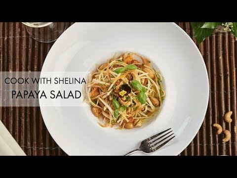 COCONUT PRAWNS AND MAURITIAN PAPAYA SALAD AT PARTY PARADISE