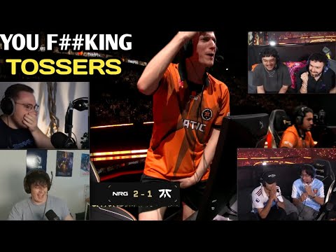 Valorant Pros Reacted to Fnatic  Boaster Hilarious Trash Talk Moments vs NRG at GRAND FINALS