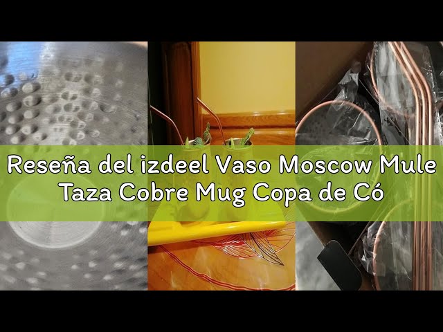 Vídeo relacionado con Vaso Moscow Mule Taza Cobre Mug Copa de Cóctel, para Cóctele, Vodka, Bebidas Frías, Hogar, Bar, Fiesta, San Valentín, Día de la Madre y Día del Padre, Cumpleaños, Regalos Caja