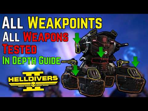 Vox Engine All Weakness and All Support Weapons Helldivers 2