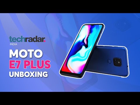 Moto E7 Plus  Unboxing - Hindi