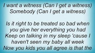 Sam Brown - Can I Get A Witness Lyrics