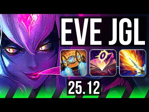 EVELYNN vs GRAVES (JGL) | Rank 1 Eve, Legendary | BR Challenger | 25.12