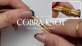 Download lagu How to Tie a Cobra Knot | Chip Lee Jewellery mp3