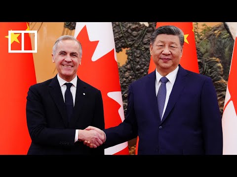 WATCH: Chinese President Xi Jinping meets with Canadian PM Mark Carney