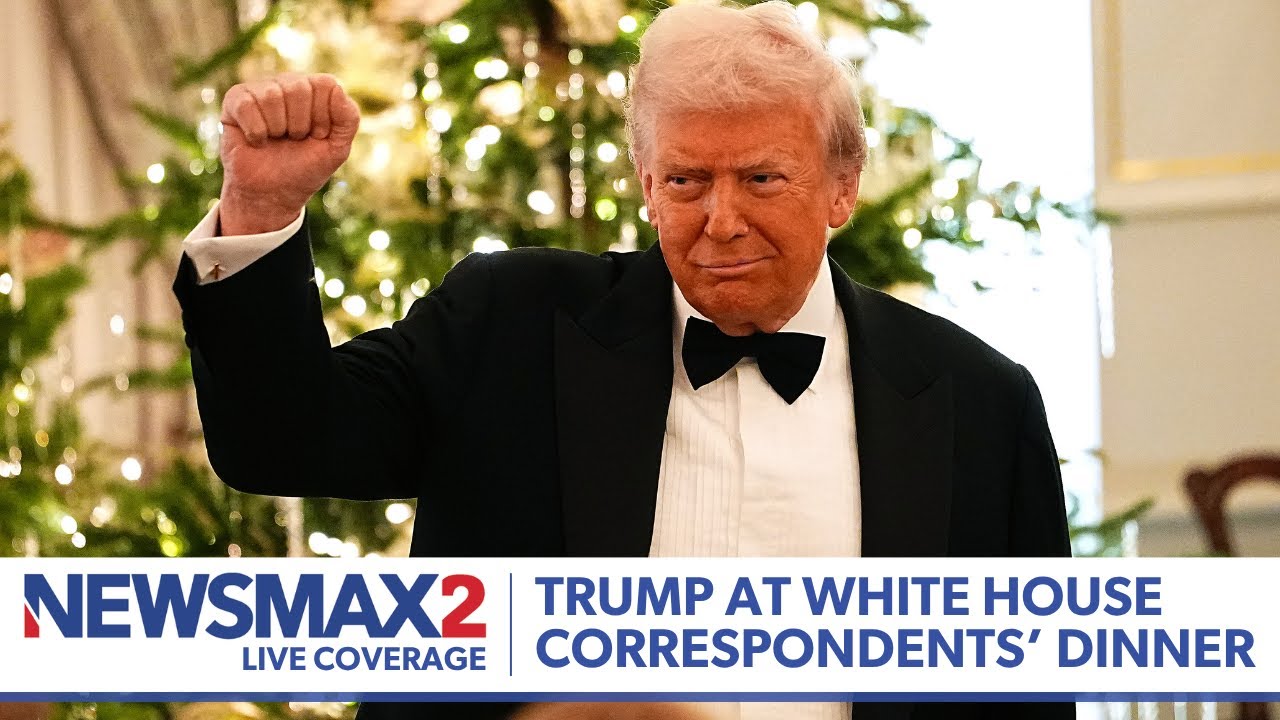 LIVE: President Donald Trump at White House Correspondents' Dinner | NEWSMAX2