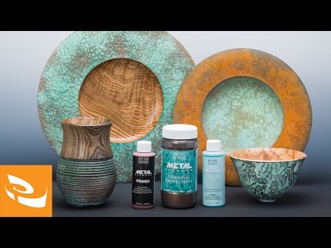 Modern Masters Metal Effects Reactive Metallic Paints (Woodturning)