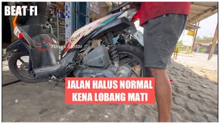 Causes of Beat FI engine dying when it hits a hole