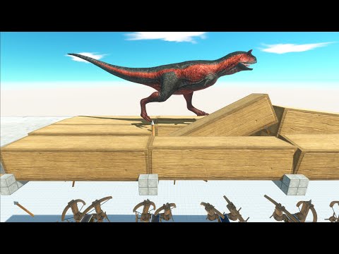 Wobbly Bridge Above Ballista - Animal Revolt Battle Simulator