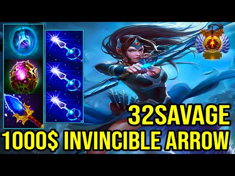 [ Mirana ] UNBELIEVABLE ARROW - THE MOST CRAZY 32 SAVAGE OFFLANE - IMPRESSIVE PRO PLAY