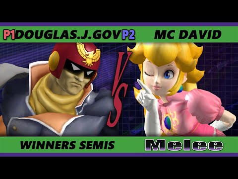 S@X 426 Winners Semis - Douglas.J.Gov (Captain Falcon) Vs. MC David (Peach) Smash Melee - SSBM