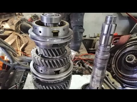 Сборка вторичного вала КПП ЯМЗ-238. Бонус-разборка. (Перезалито).
