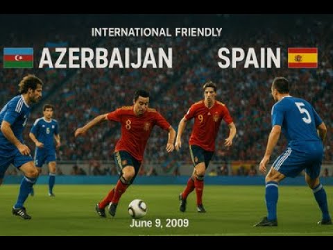 Azerbaijan vs Spain | Full Match | International Friendly | June 9, 2009