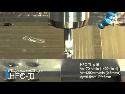 鈦合金加工用銑刀 HFC-TI