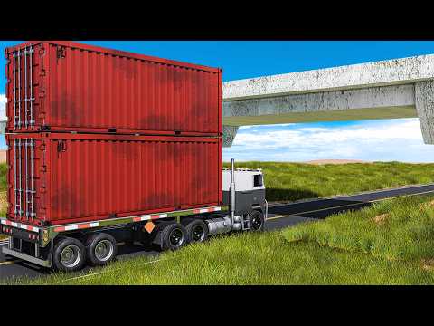 Trucks vs Bridges in GTA 5