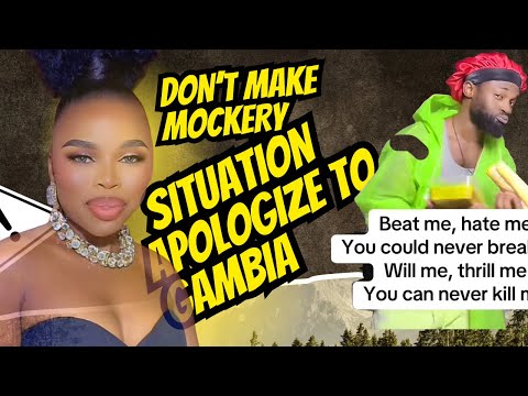 Advice to Jlive is to apologize to Gambians.Don’t make mockery of the situation:Fatou Jawneh#gambia