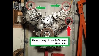 Infiniti V8 Codes P0340, P0335. Camshaft & Crankshaft Sensor. M45, Q45, FX45 Nissan VK45DE