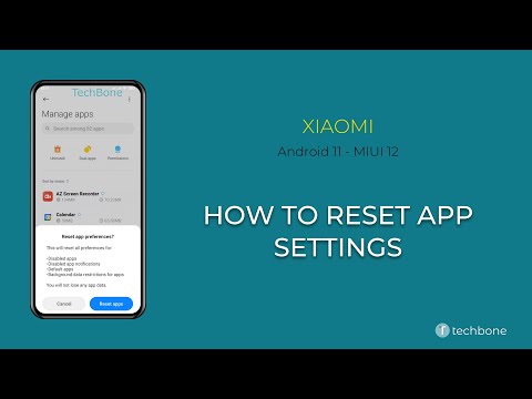 How to Reset app settings - Xiaomi [Android 11 - MIUI 12]