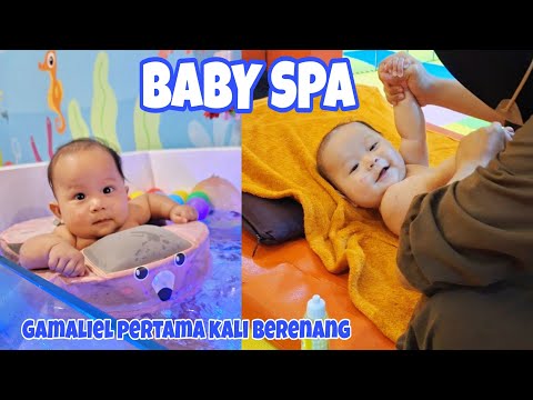 GAMALIEL FIRST TIME SWIMMING | BABY SPA