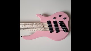 Video thumbnail for Dingwall Afterburner I 6 string in Shell Pink by John Fox Bass